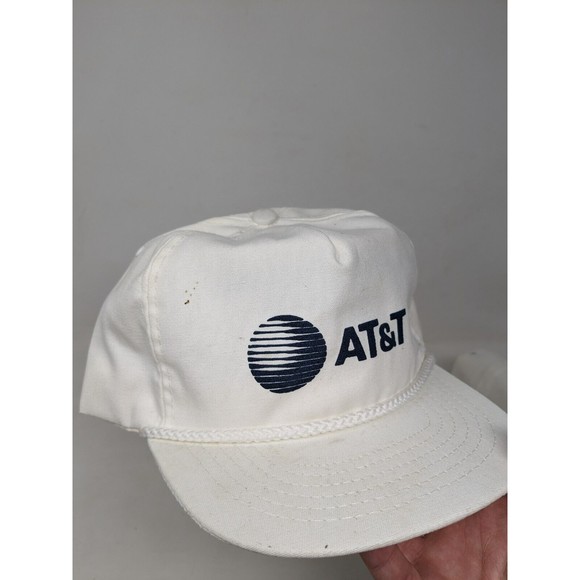 Vintage AT&T Lightguide Fiber Optic Top Gun Employee Baseball Cap Hat Lot - Picture 12 of 16